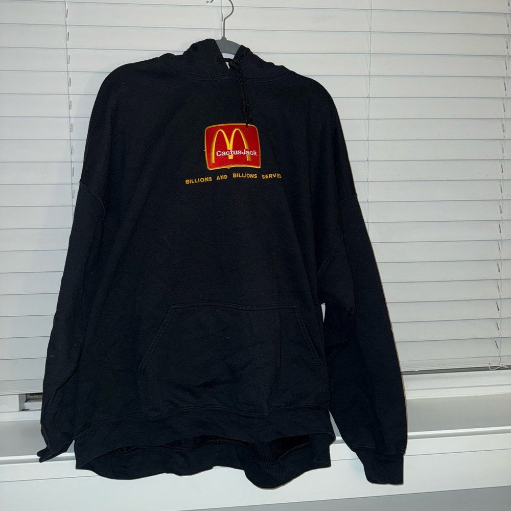 Cactus Jack x Mcdonalds Black Hoodie